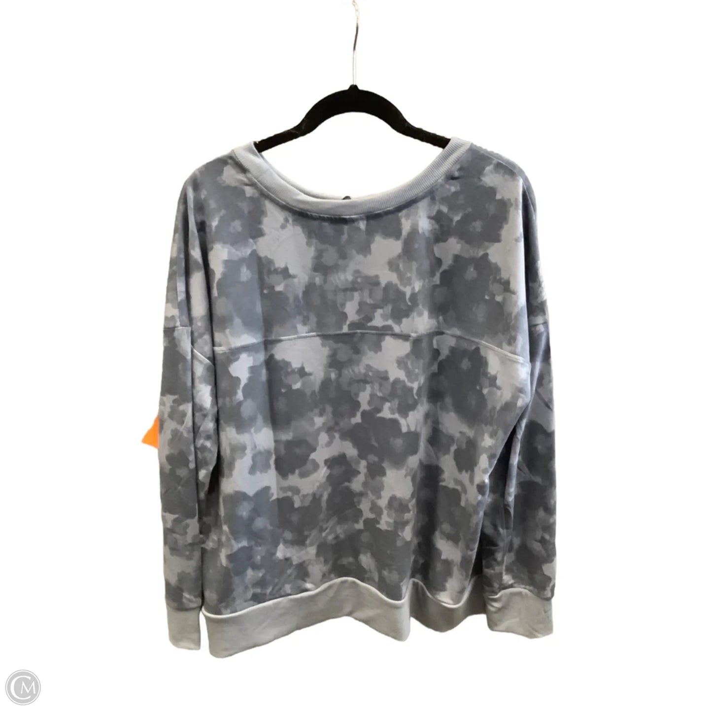 Top Long Sleeve By Mondetta In Blue, Size: Xxl