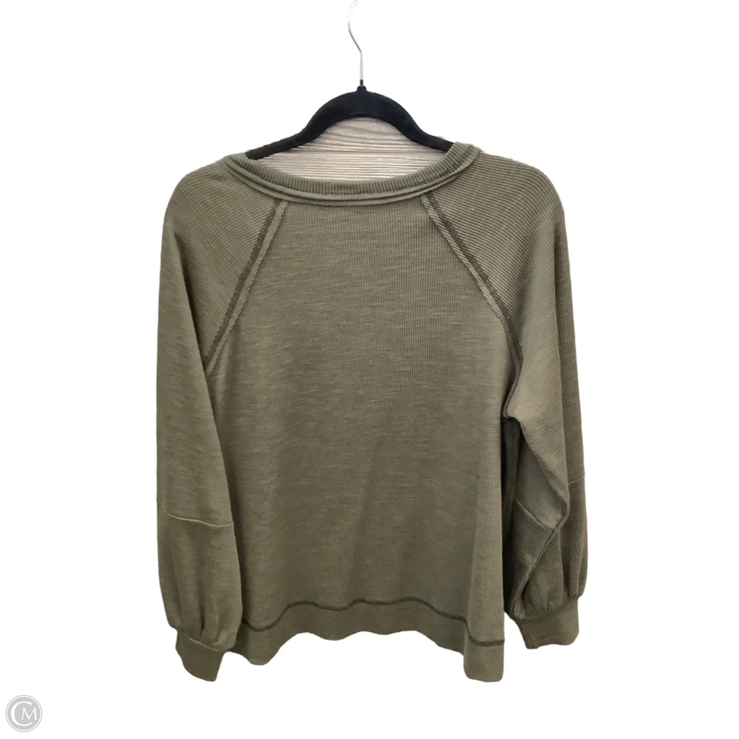 Top Long Sleeve By Clothes Mentor In Green, Size: S