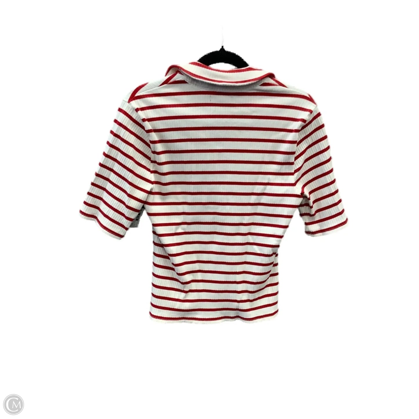 Top Short Sleeve By J. Crew In Striped Pattern, Size: L
