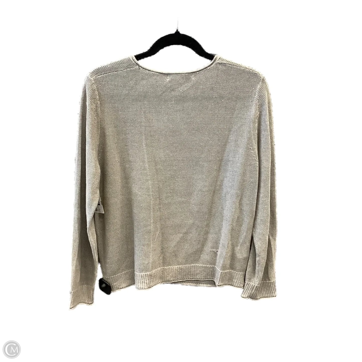 Top Long Sleeve By Tommy Bahama In Grey, Size: M