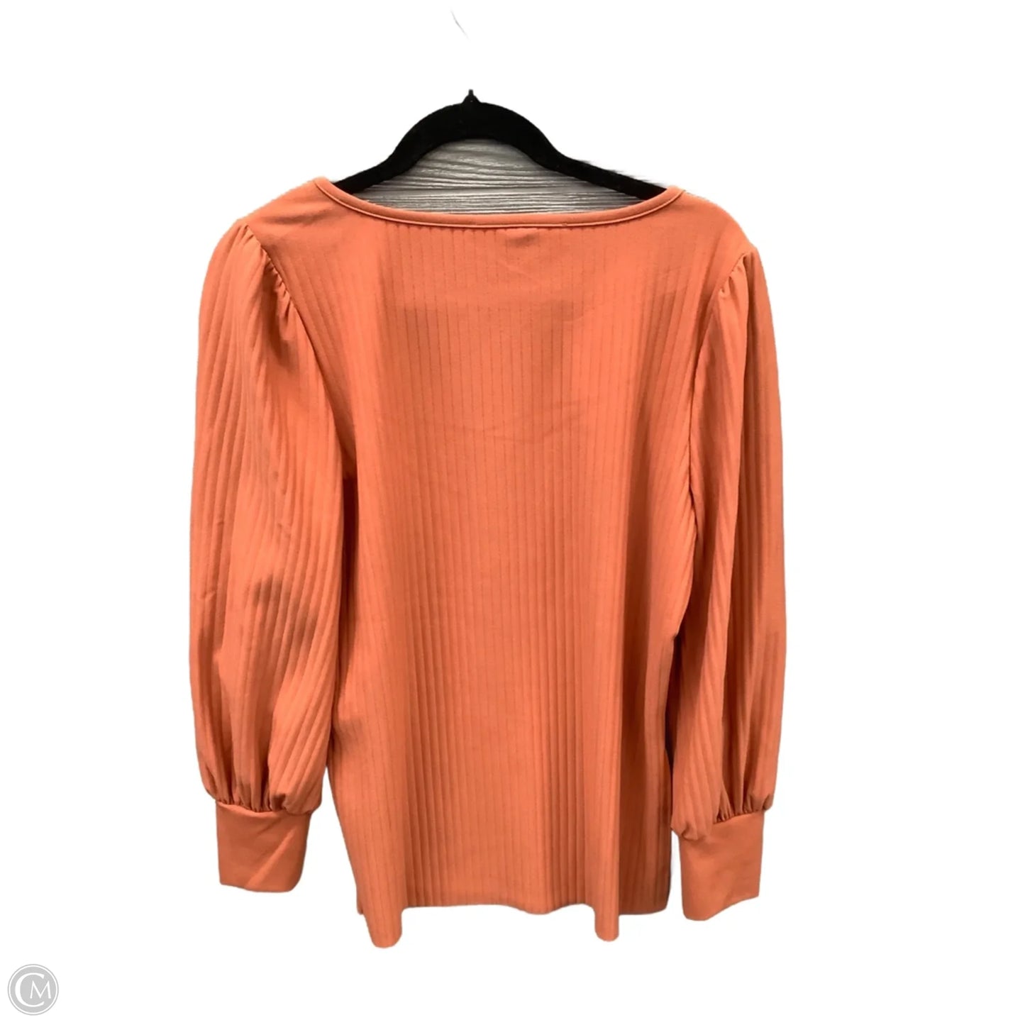 Top Long Sleeve By Marc New York In Orange, Size: M