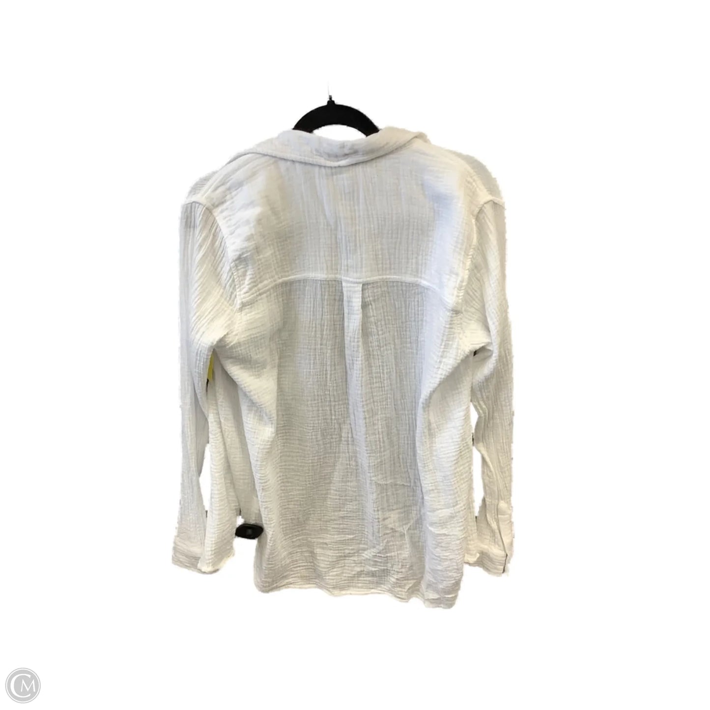 Top Long Sleeve By Jessica Simpson In White, Size: S