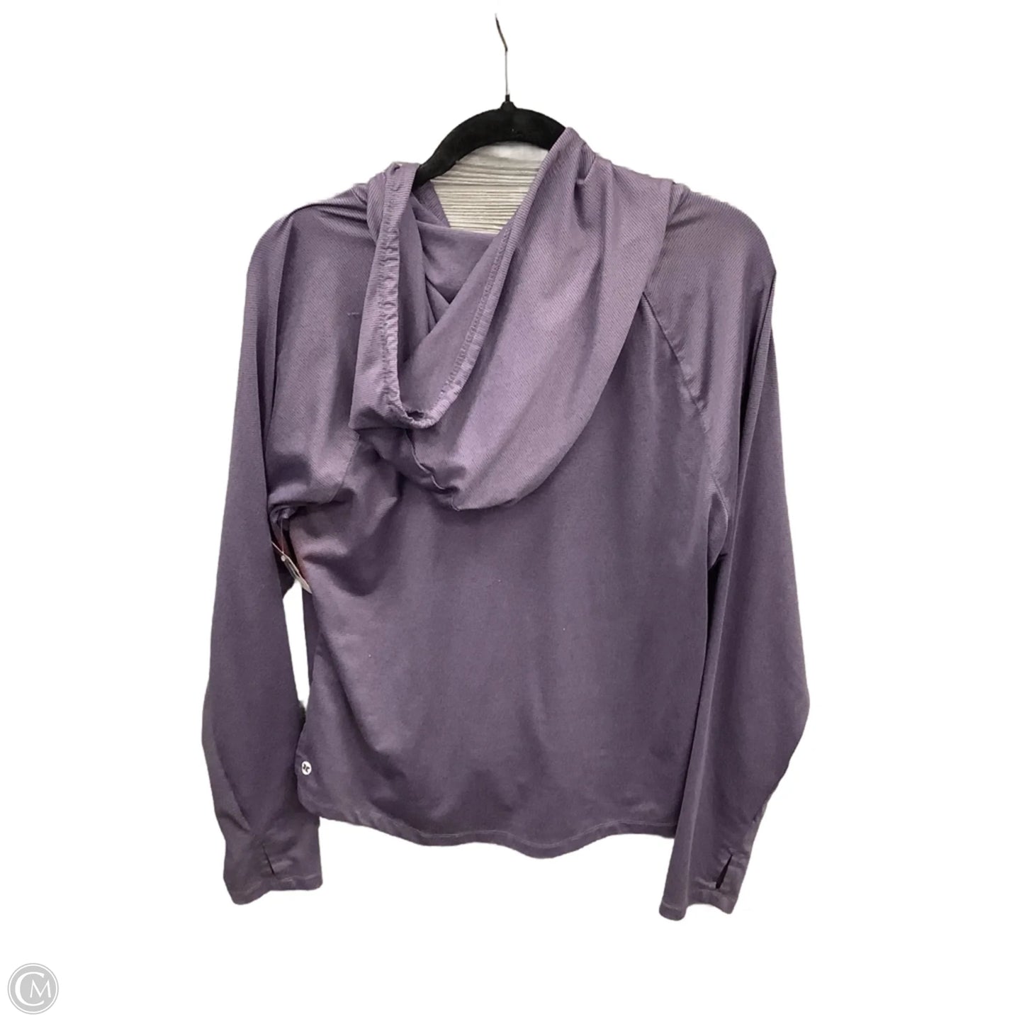 Athletic Top Long Sleeve Hoodie By Rbx In Purple, Size: L