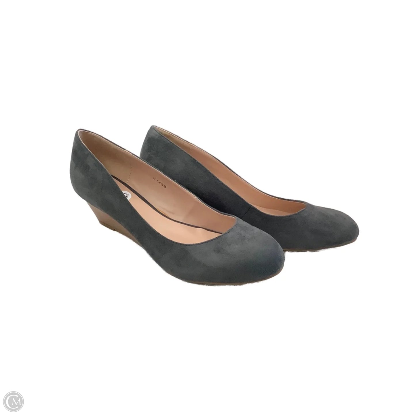 Shoes Heels Wedge By Jg Collections In Grey, Size: 12