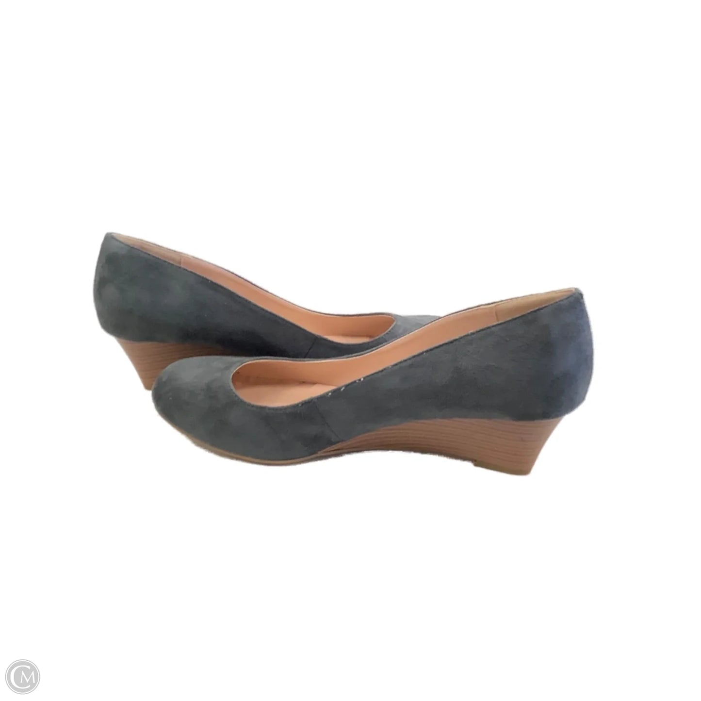 Shoes Heels Wedge By Jg Collections In Grey, Size: 12