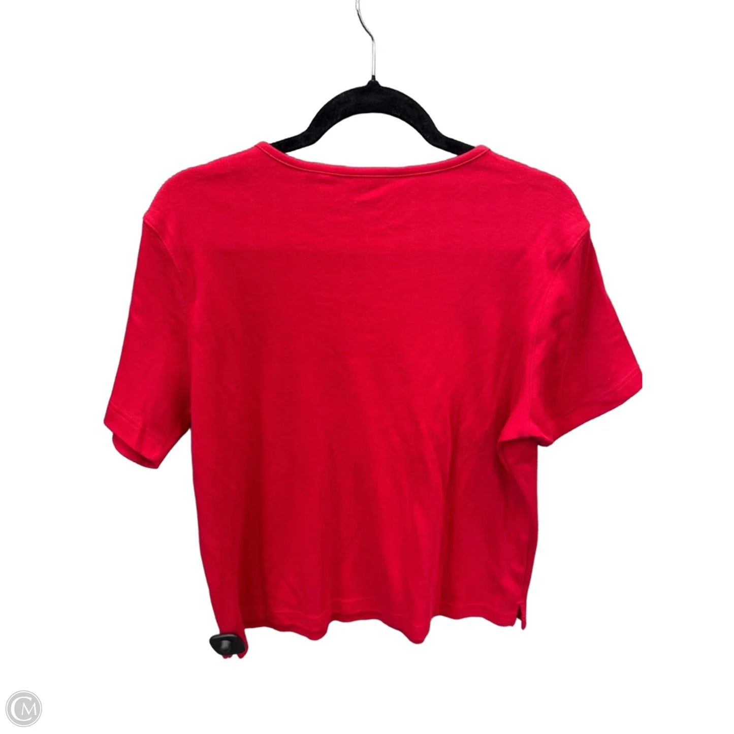 Top Short Sleeve By Classic Elements In Red, Size: Xl