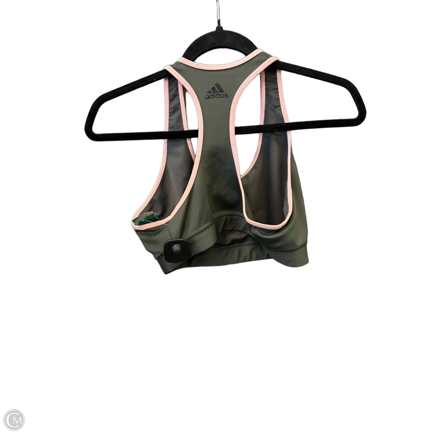 Athletic Bra By Adidas In Grey, Size: M