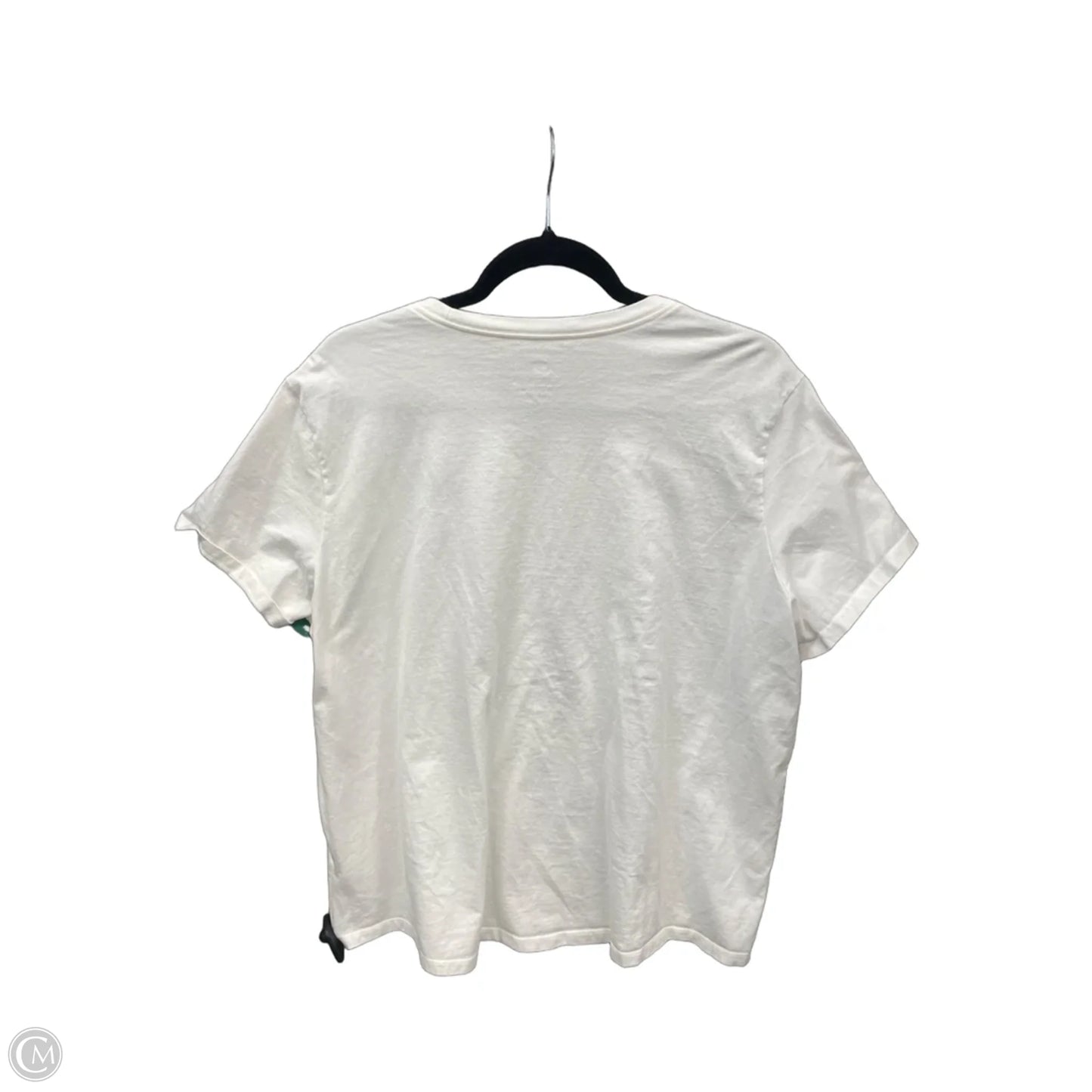 Athletic Top Short Sleeve By Nike In White, Size: Xxl