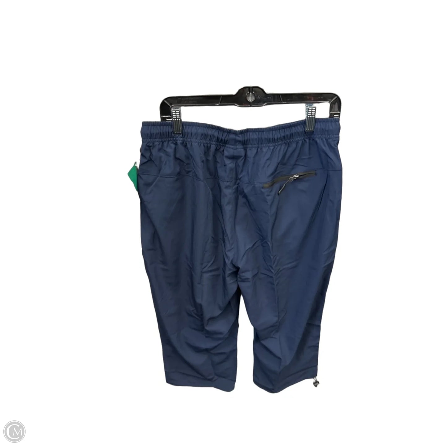 Athletic Capris By Clothes Mentor In Blue, Size: L
