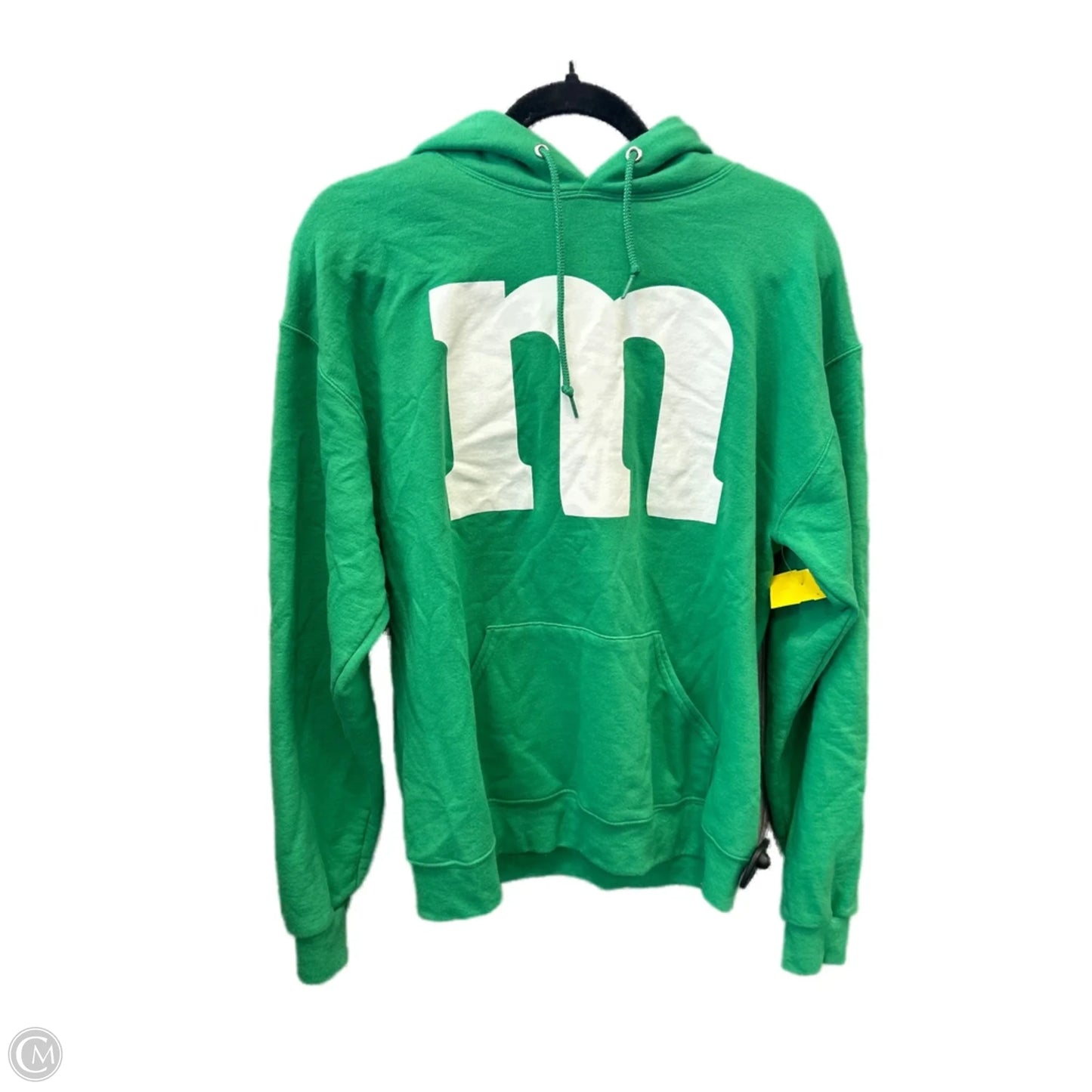 Sweatshirt Hoodie By Clothes Mentor In Green, Size: M