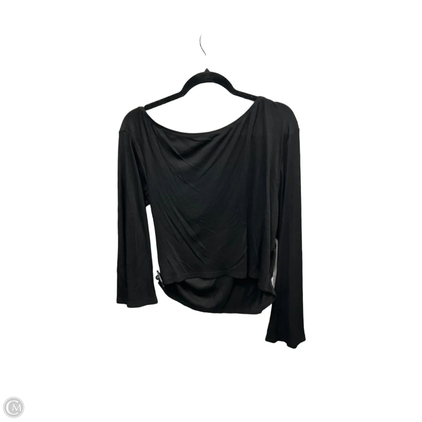 Top Long Sleeve By Cider In Black, Size: 2x