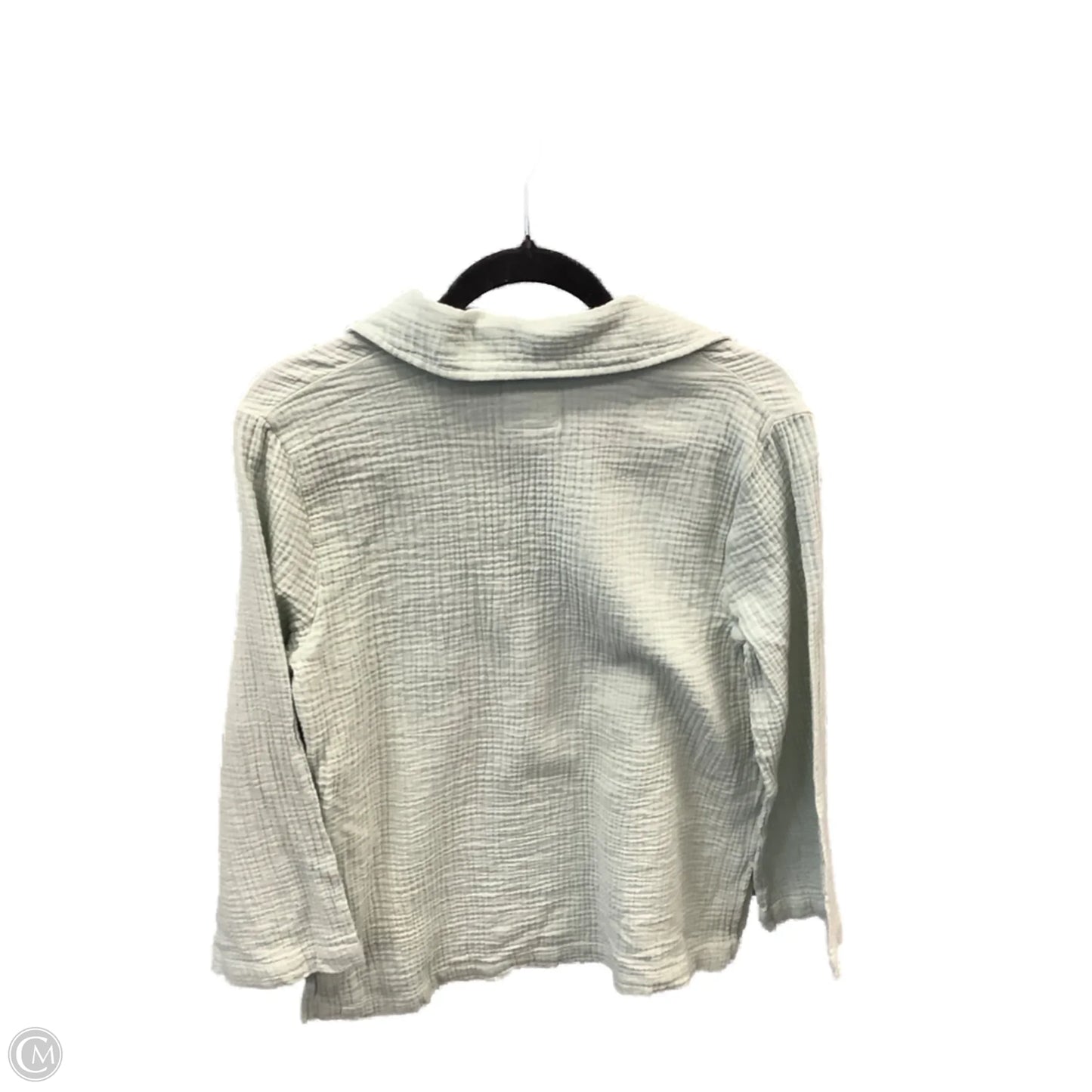 Top Long Sleeve By C And C In Green, Size: S