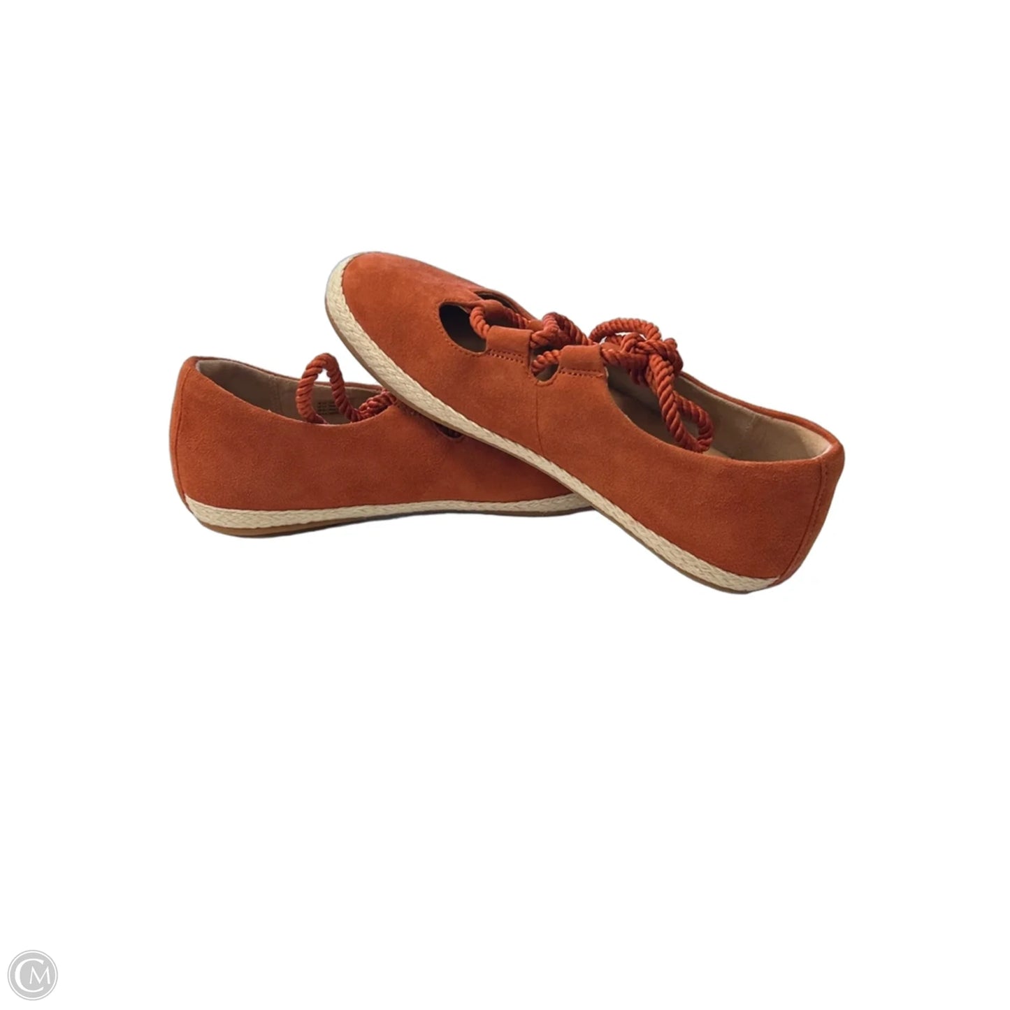 Shoes Flats By Fitflop In Orange, Size: 6.5