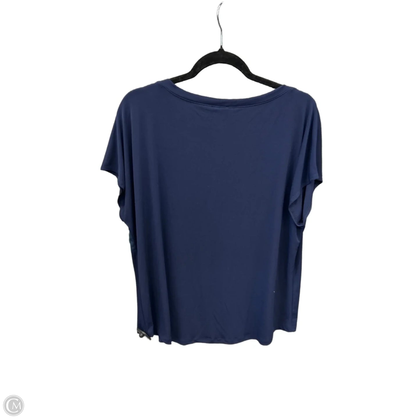 Top Short Sleeve By Chicos In Blue, Size: Xl
