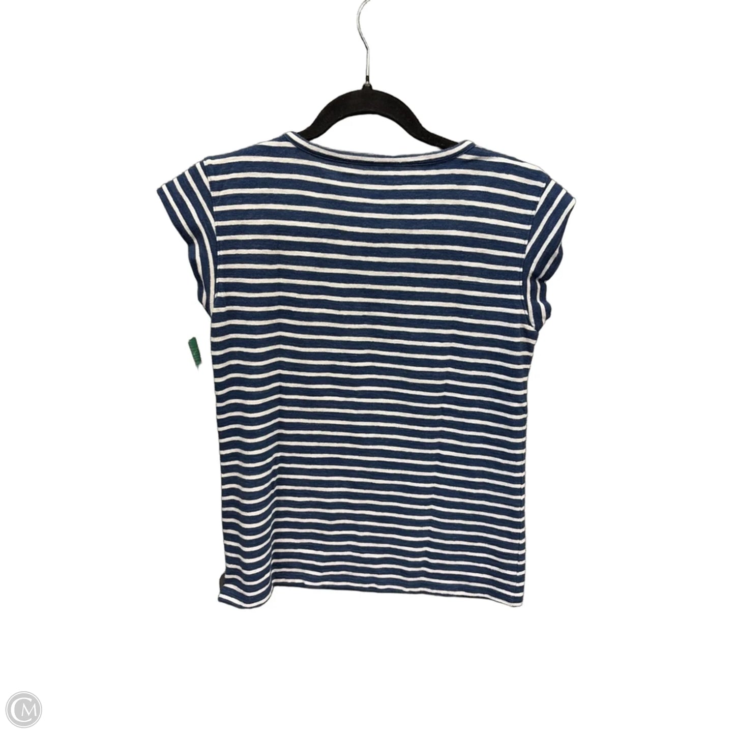 Top Short Sleeve By Talbots In Striped Pattern, Size: Sp