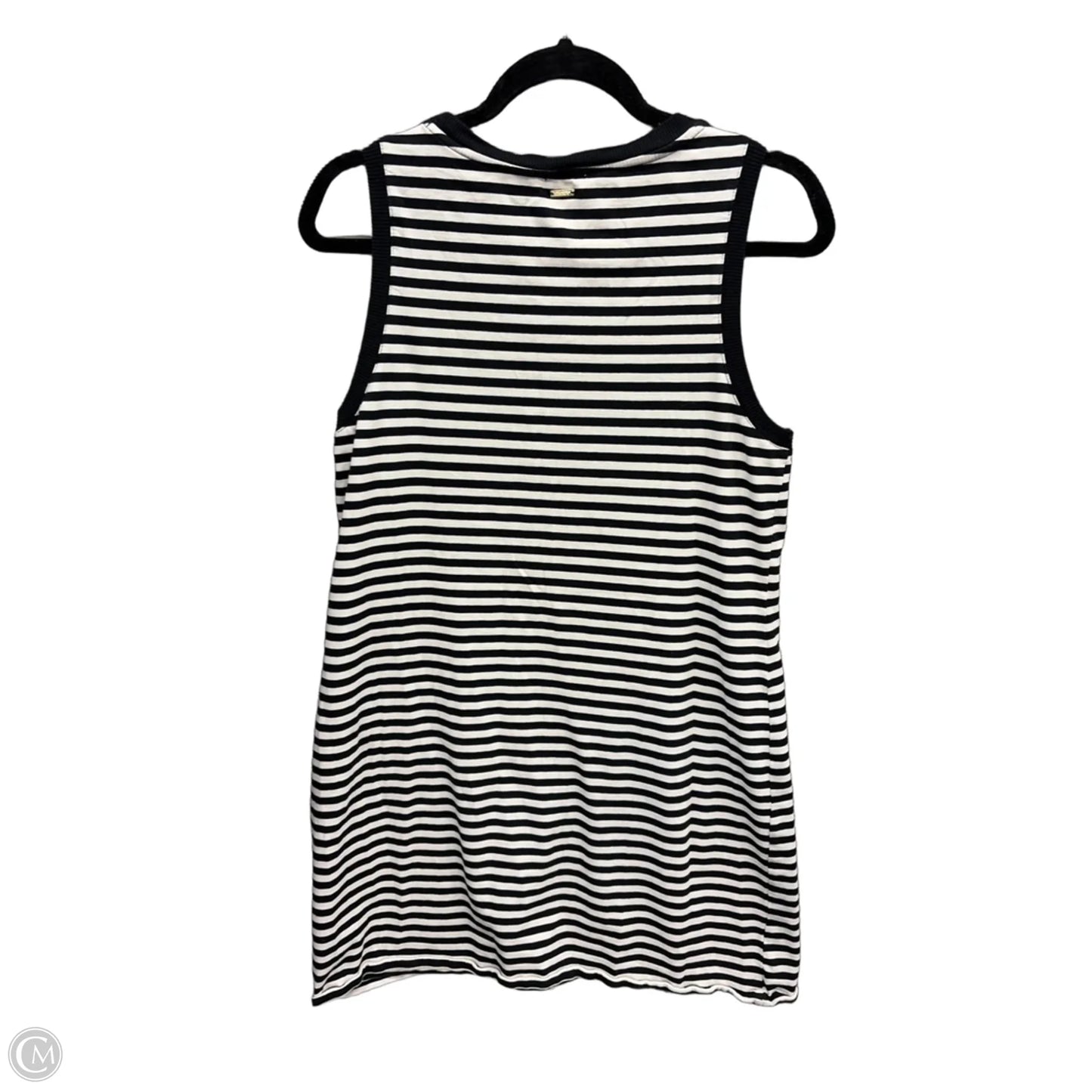 Dress Casual Short By Dkny In Striped Pattern, Size: L