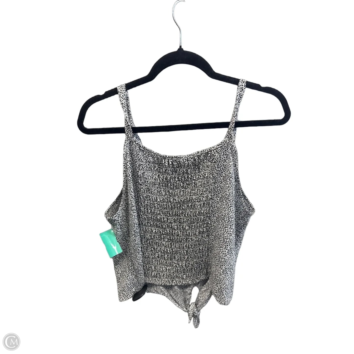 Top Sleeveless By Sienna Sky In Black & White, Size: L