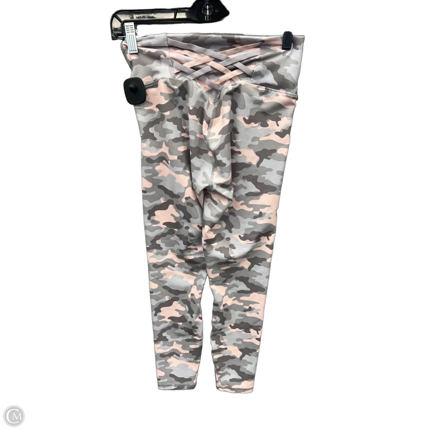 Athletic Leggings Capris By Fabletics In Camouflage Print, Size: S