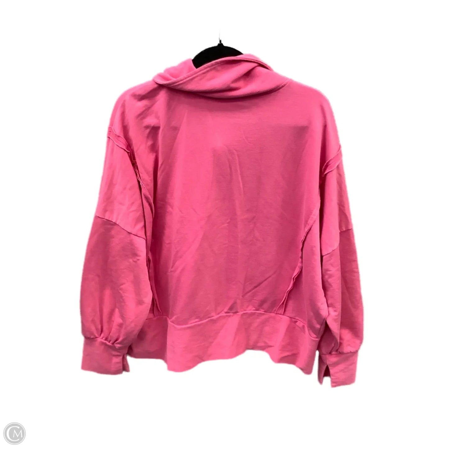 Sweatshirt Collar By Oddi In Pink, Size: L