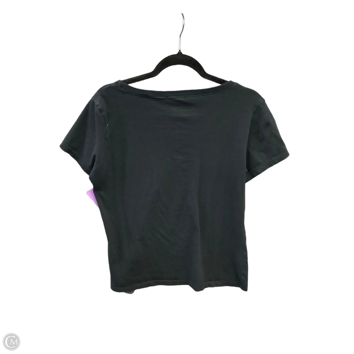 Top Short Sleeve Basic By Clothes Mentor In Black, Size: M