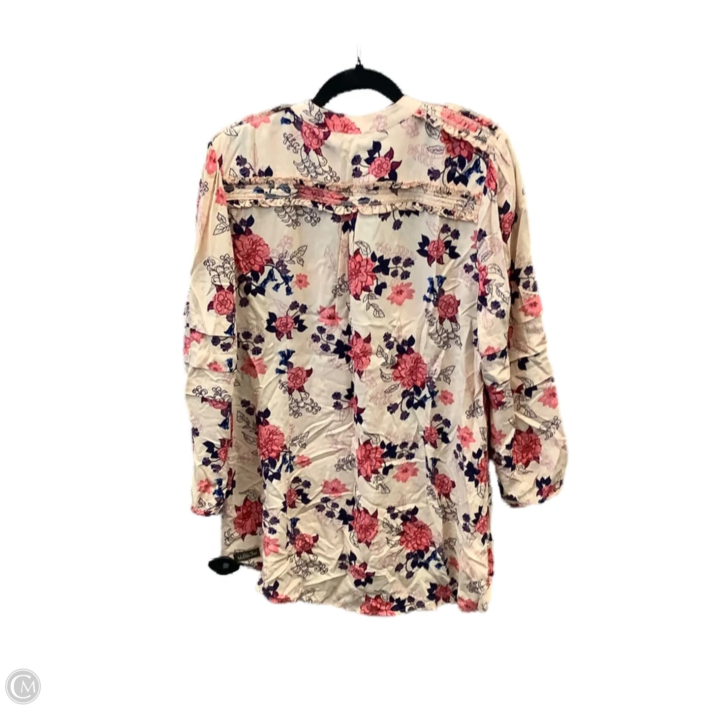 Top Long Sleeve By Matilda Jane In Floral Print, Size: L