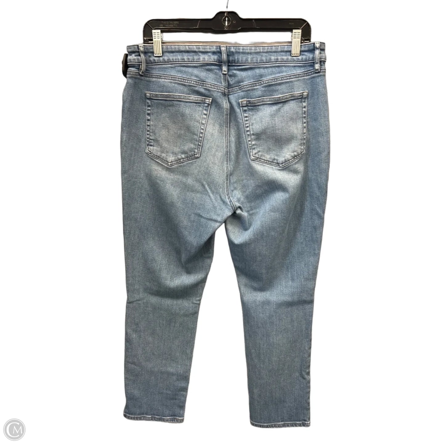 Jeans Skinny By Loft In Blue Denim, Size: 12