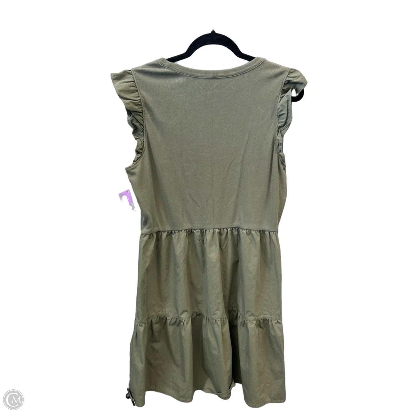 Dress Casual Midi By Loft In Green, Size: L