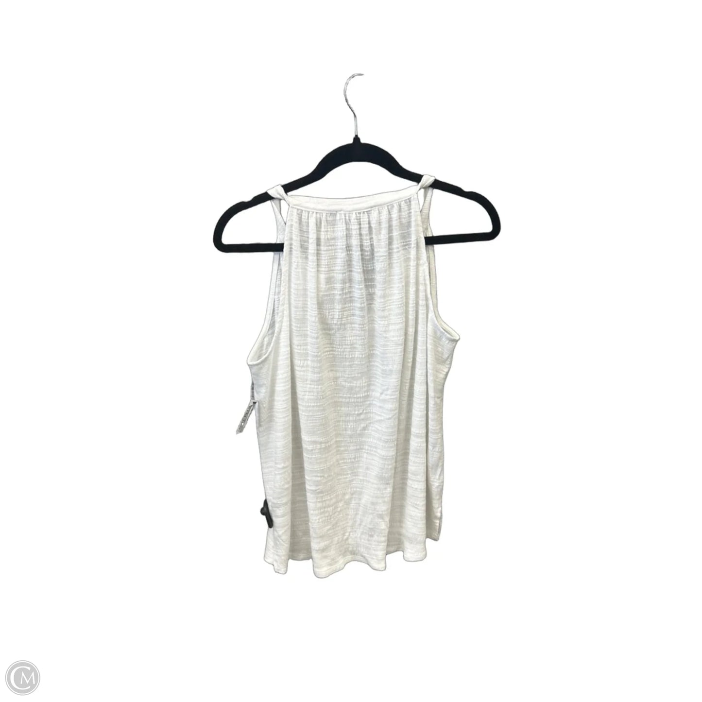 Tunic Sleeveless By Cable And Gauge In White, Size: L