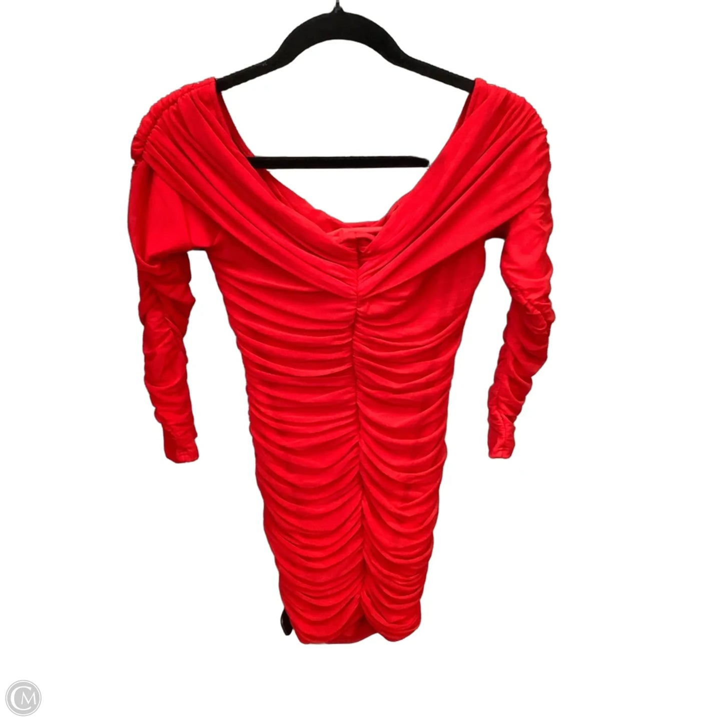 Dress Party Midi By Clothes Mentor In Red, Size: L