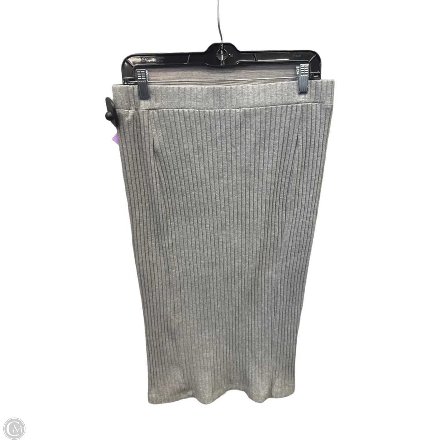 Skirt Midi By Time And Tru In Grey, Size: 8