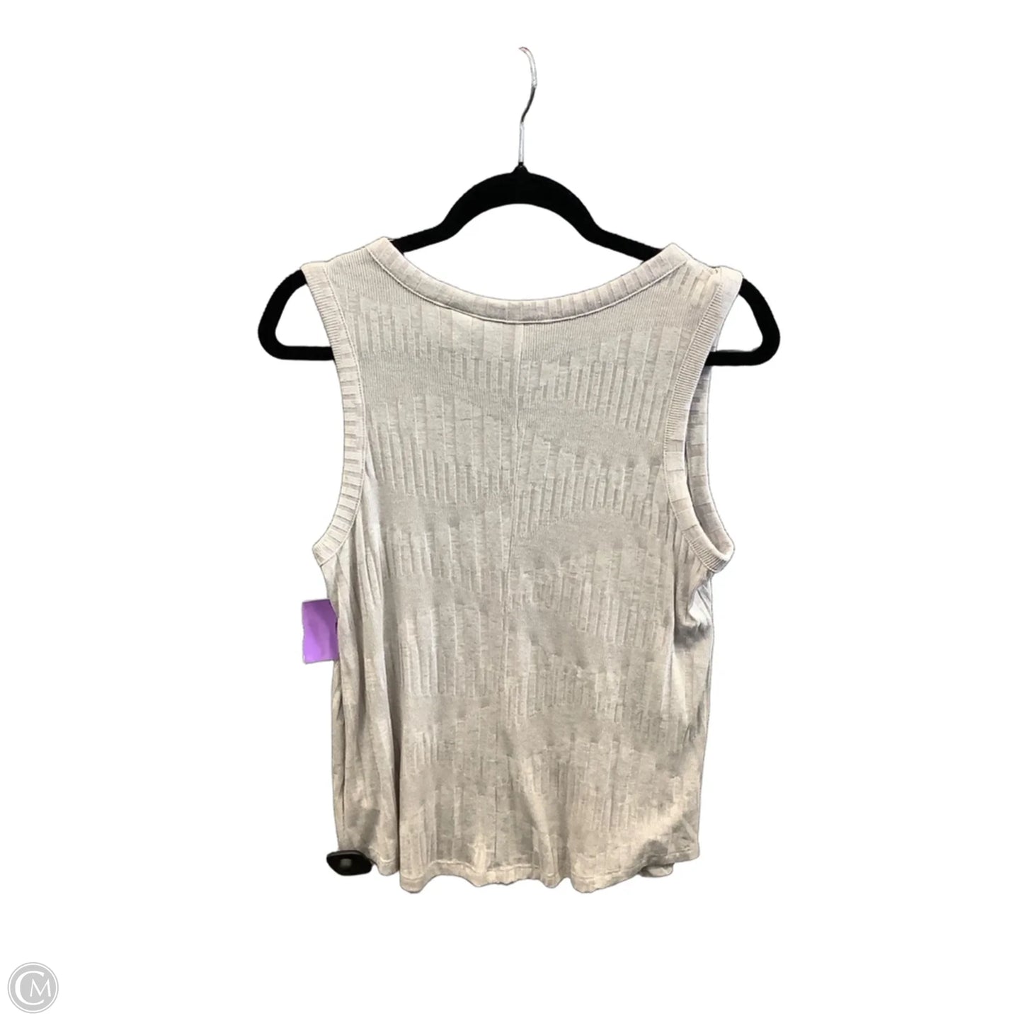 Top Sleeveless By A New Day In Tan, Size: L