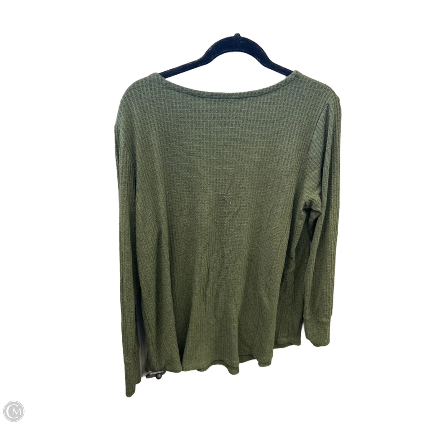 Top Long Sleeve By Clothes Mentor In Green, Size: L