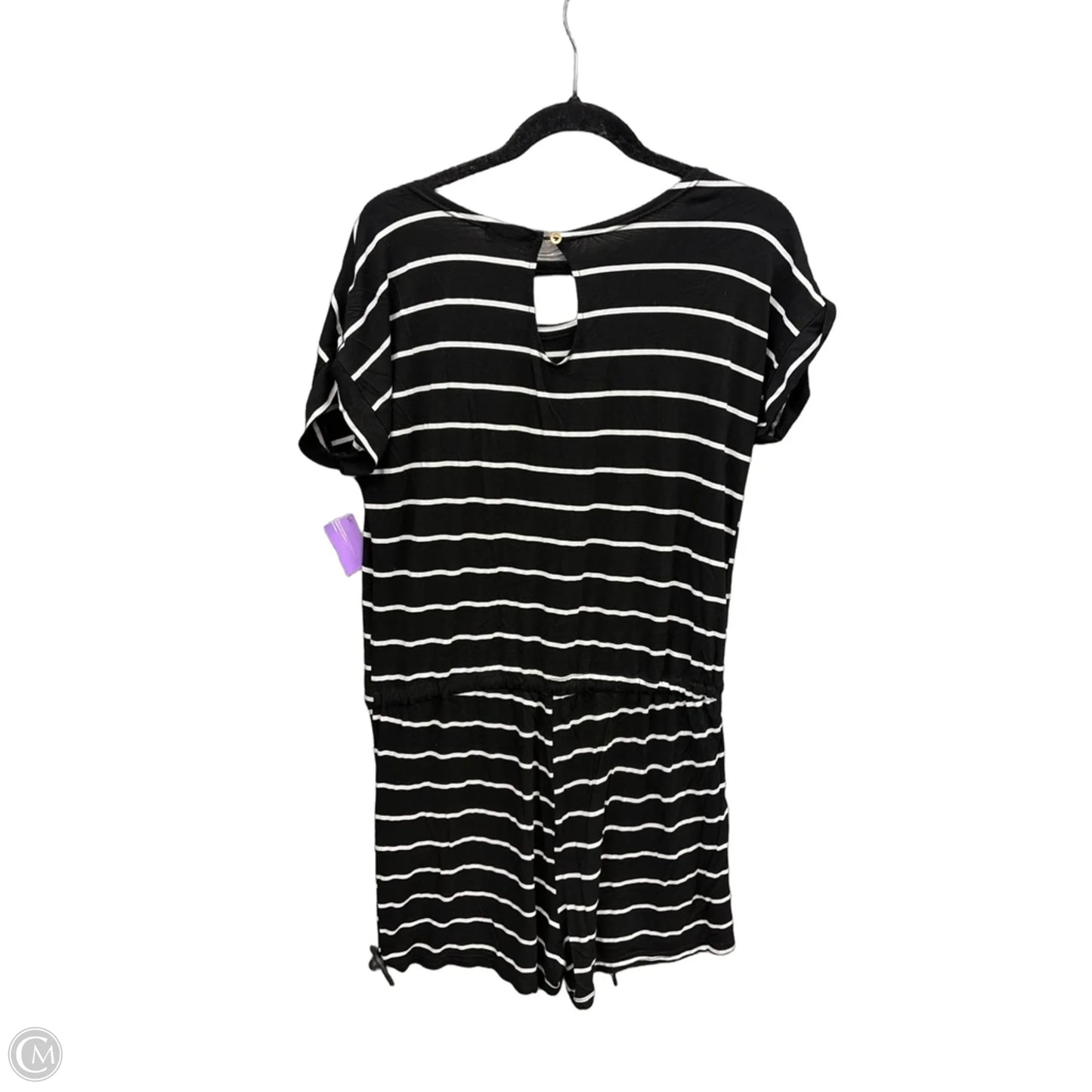 Romper By Clothes Mentor In Striped Pattern, Size: M