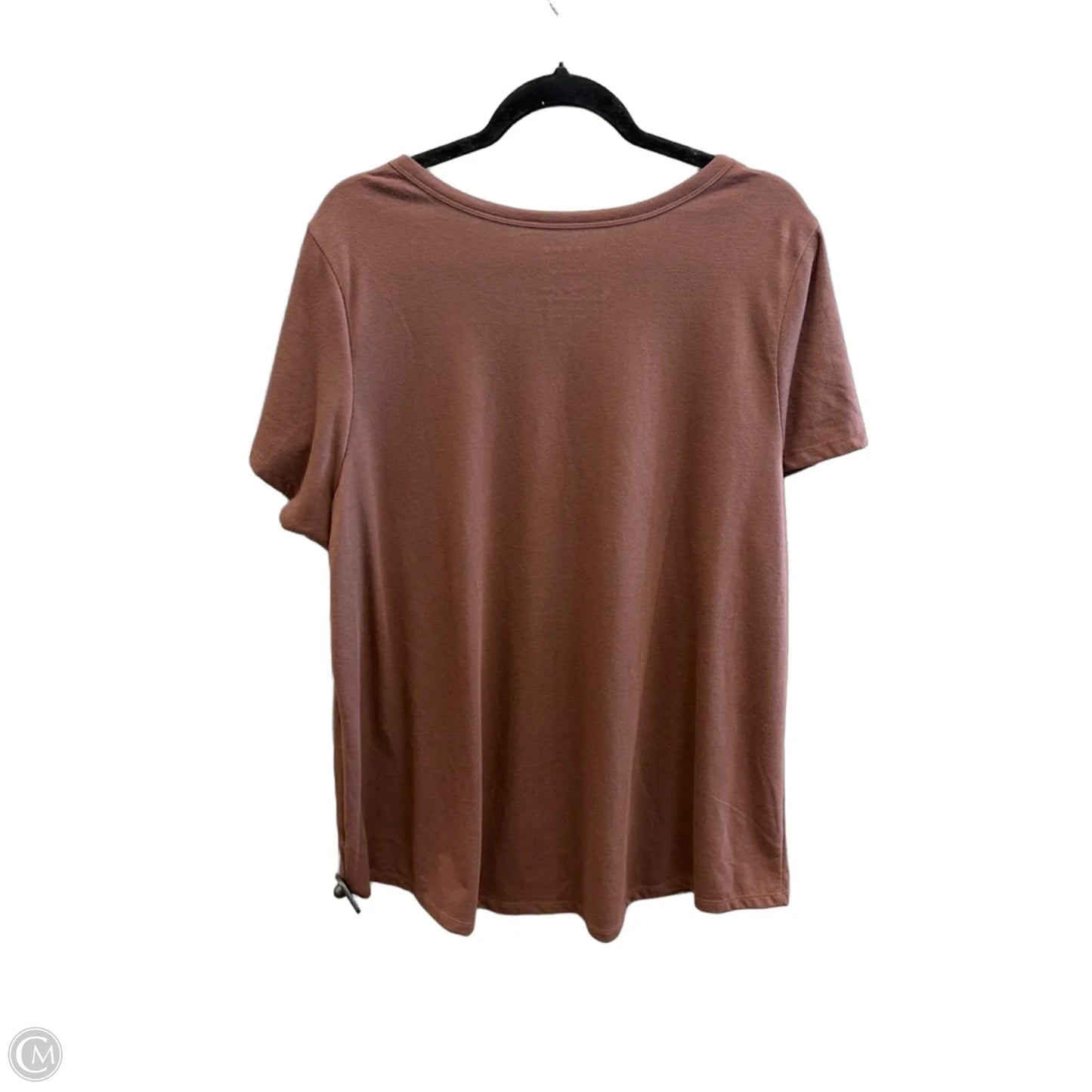 Top Short Sleeve Basic By Torrid In Brown, Size: 3x