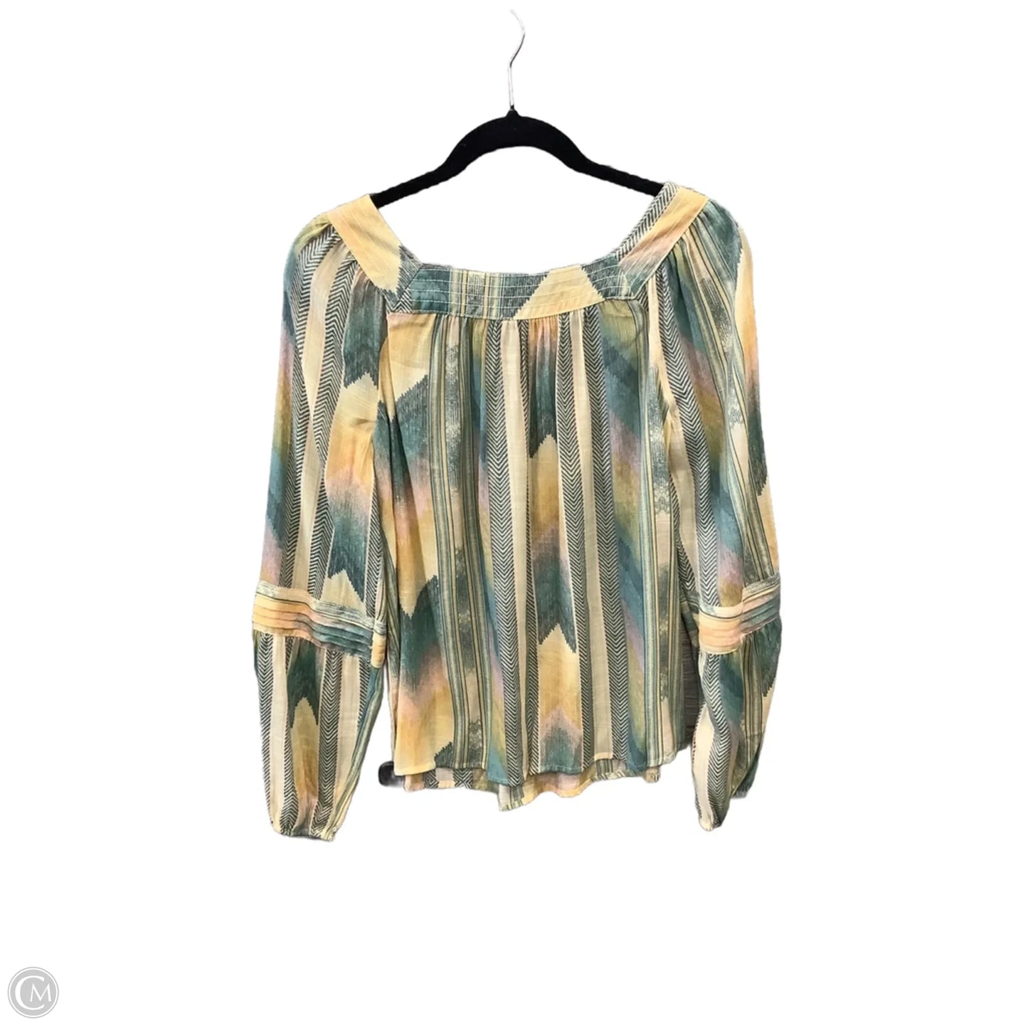 Top Long Sleeve By Lc Lauren Conrad In Yellow, Size: S