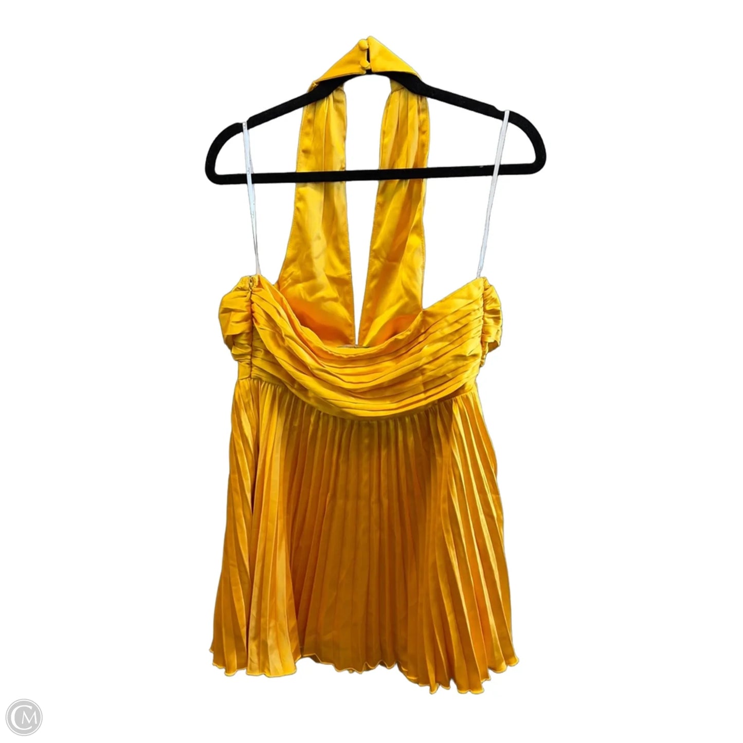 Dress Party Short By Lulus In Yellow, Size: L