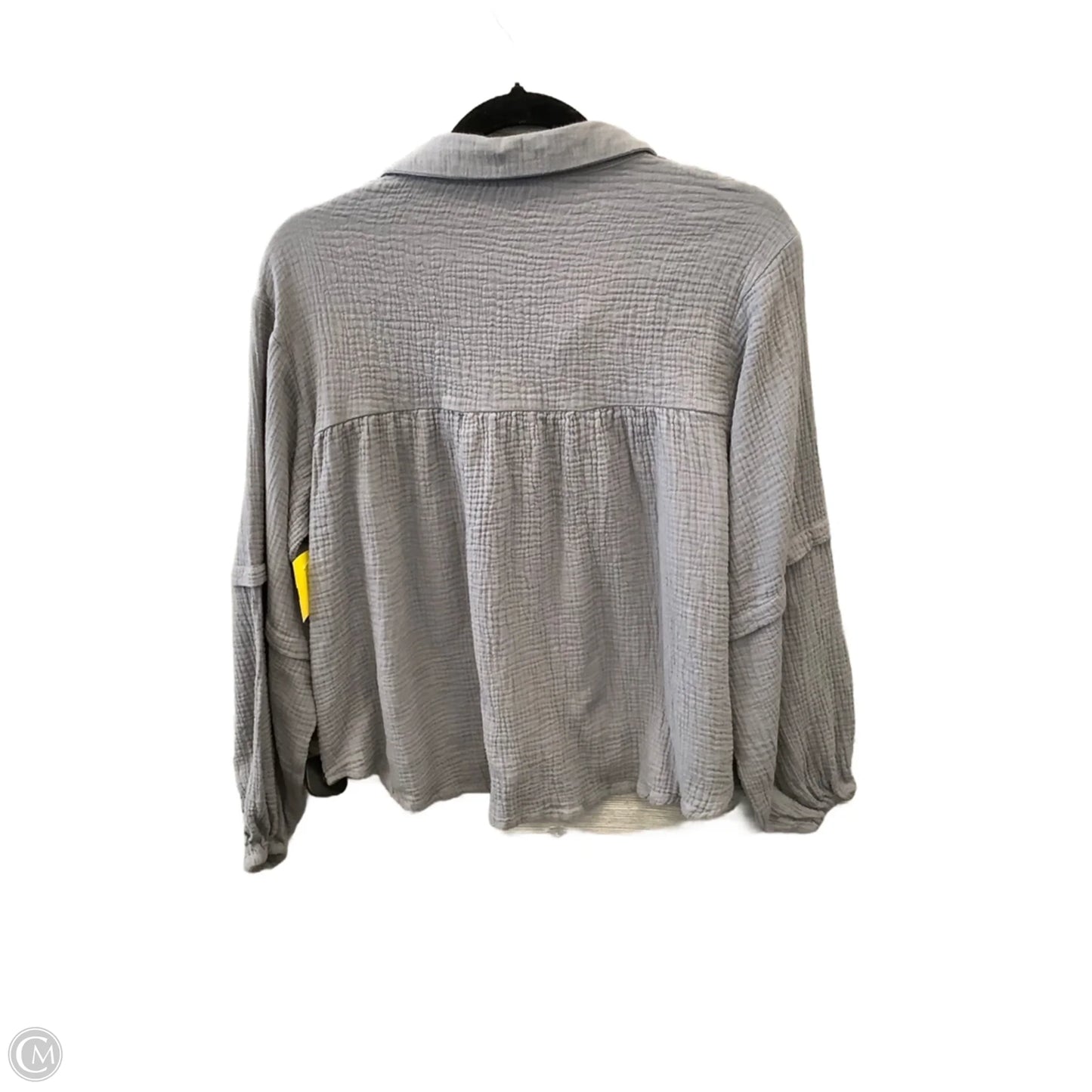 Top Long Sleeve By Pink Lily In Grey, Size: S