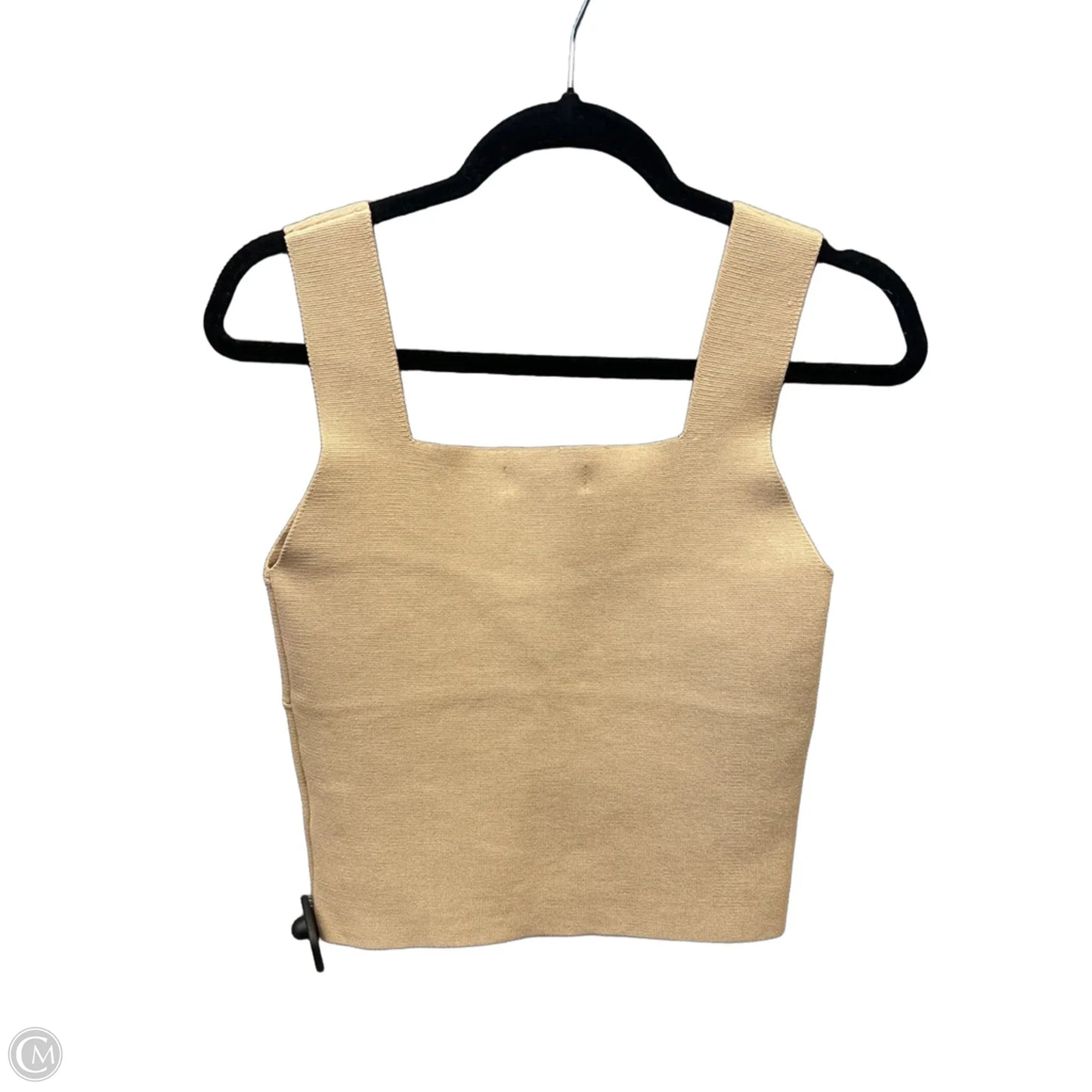Top Sleeveless By Listicle In Tan, Size: L
