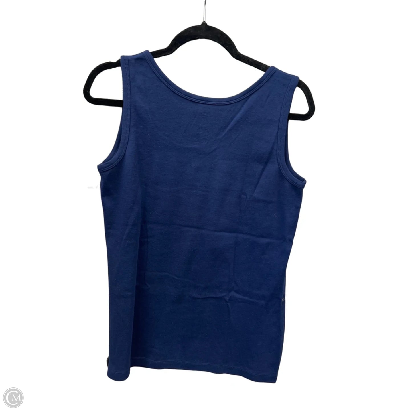 Top Sleeveless Basic By St Johns Bay In Blue, Size: Xl