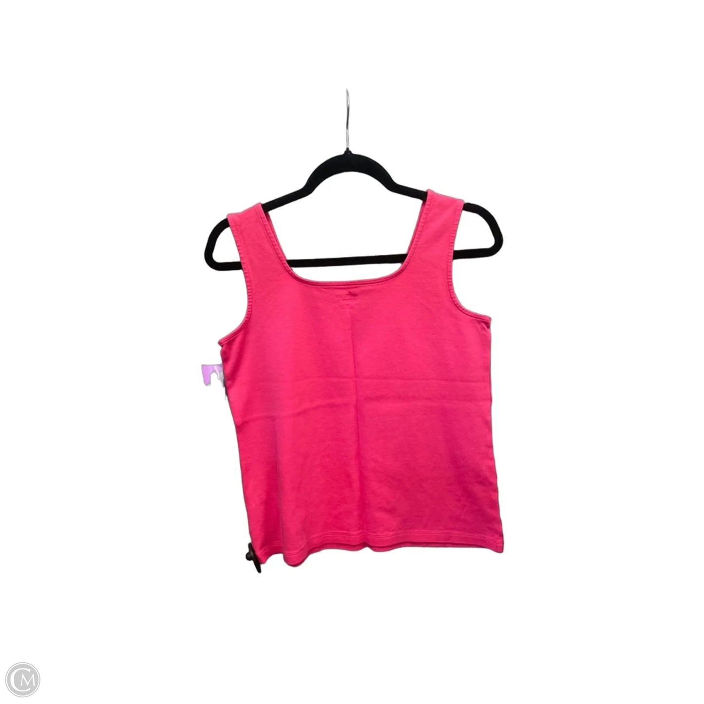 Top Sleeveless Basic By Lands End In Pink, Size: M