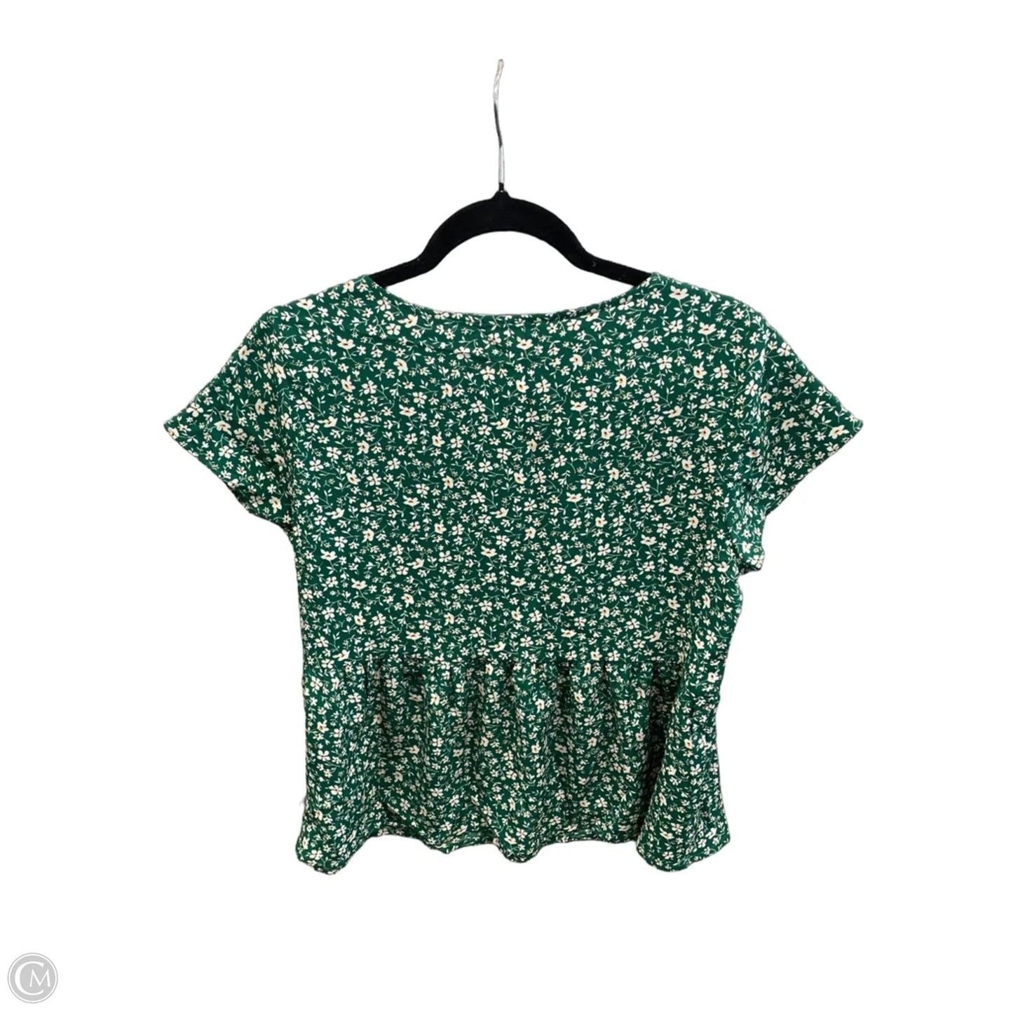 Top Short Sleeve By Roolee In Green, Size: S