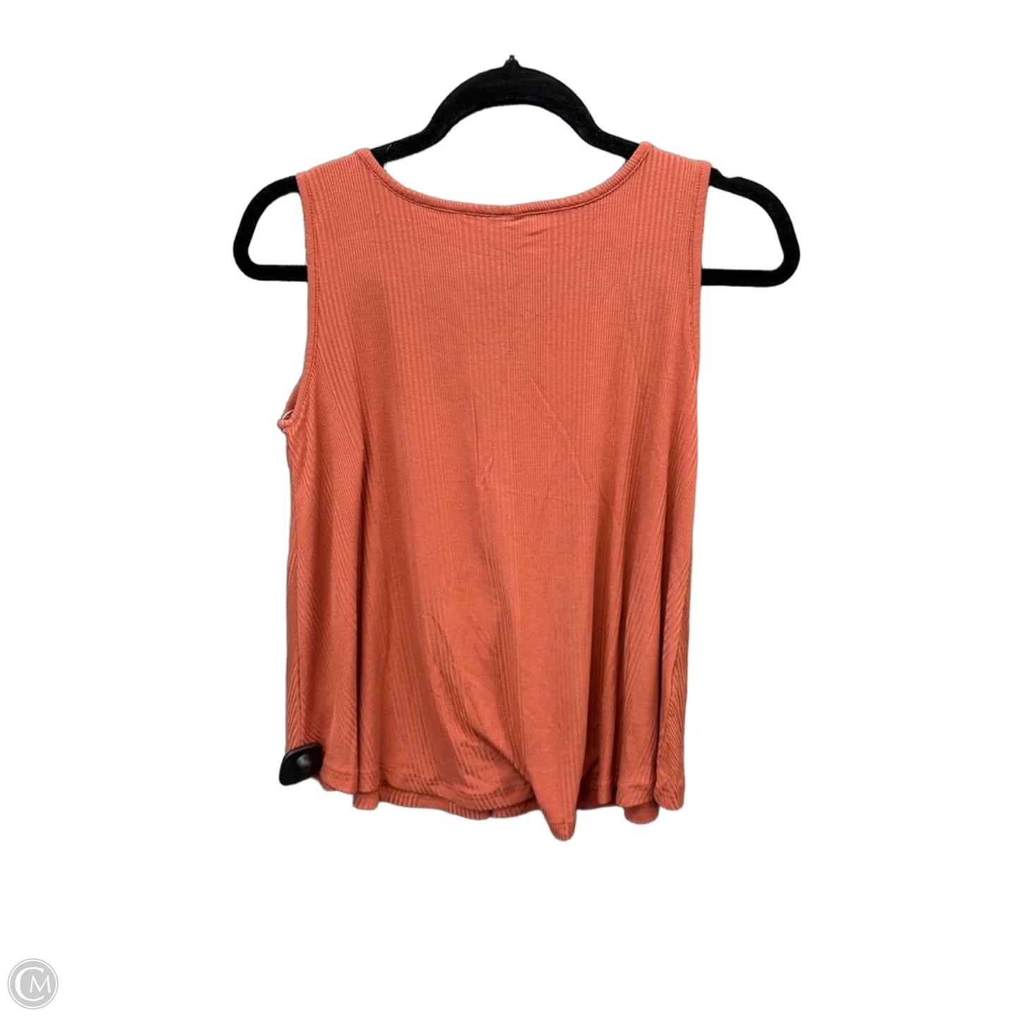 Top Sleeveless Basic By Clothes Mentor In Orange, Size: S