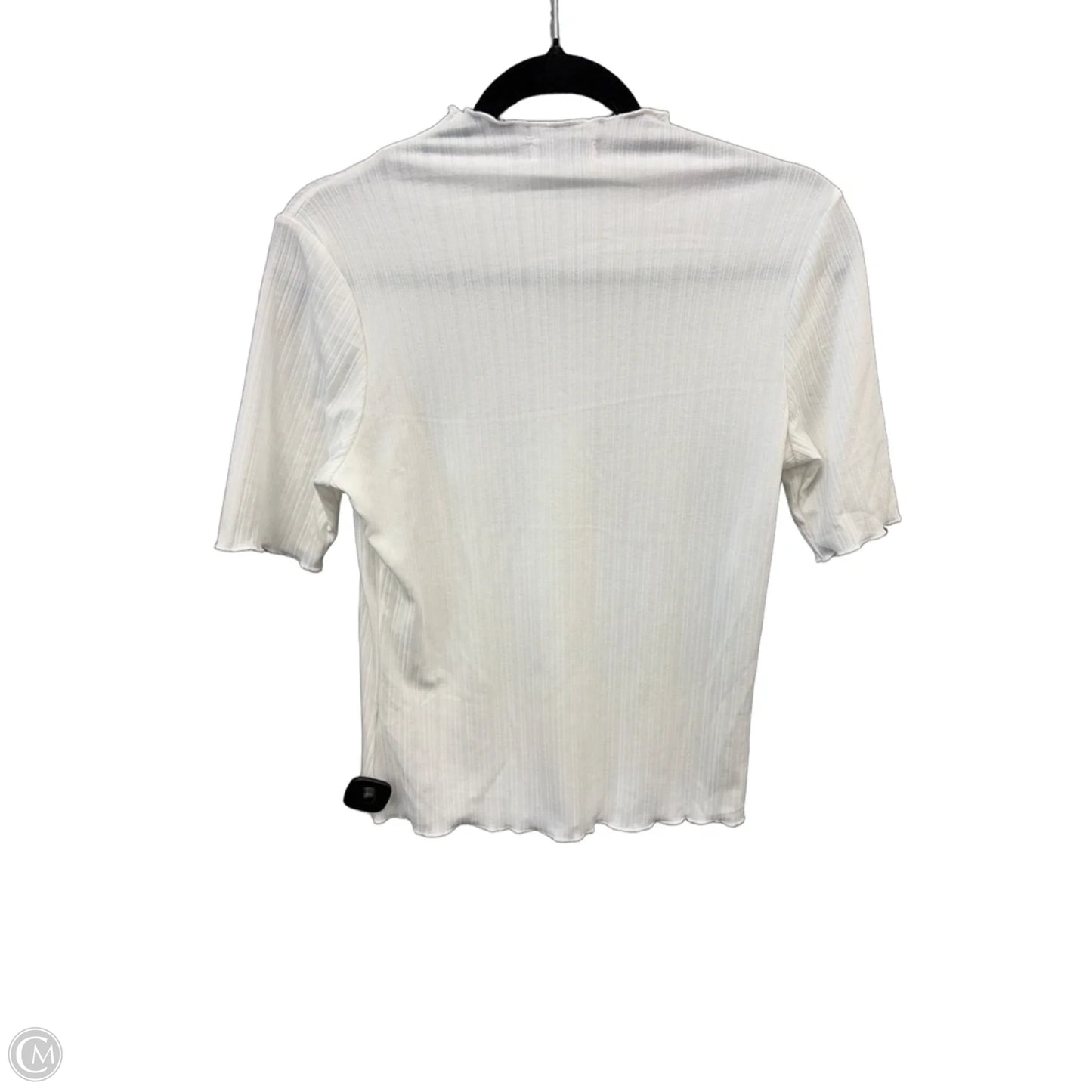 Top Short Sleeve Basic By Polygram In White, Size: M