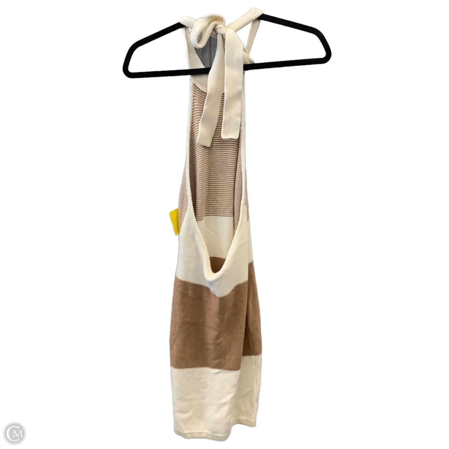 Dress Casual Short By Fashion Nova In Cream, Size: S