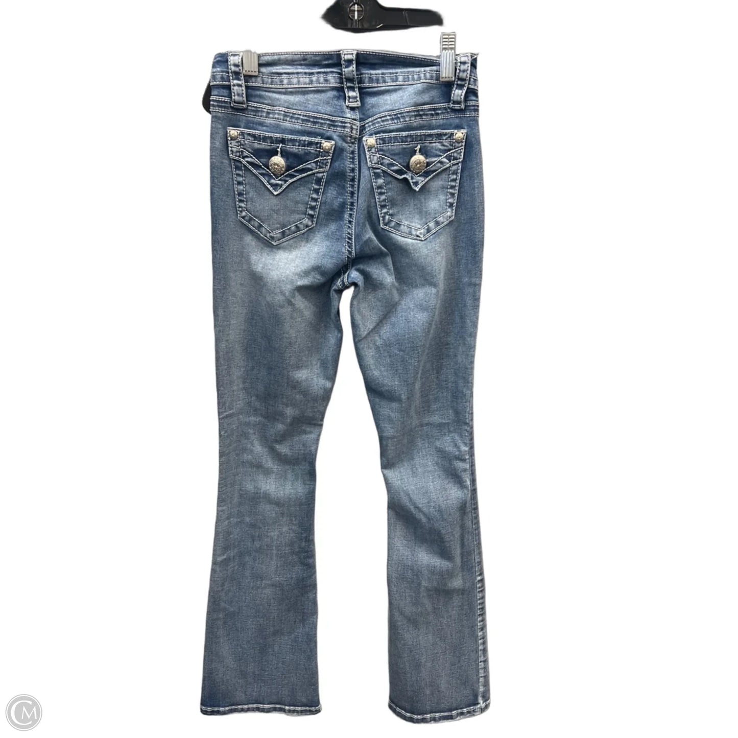 Jeans Boot Cut By Clothes Mentor In Blue Denim, Size: 0