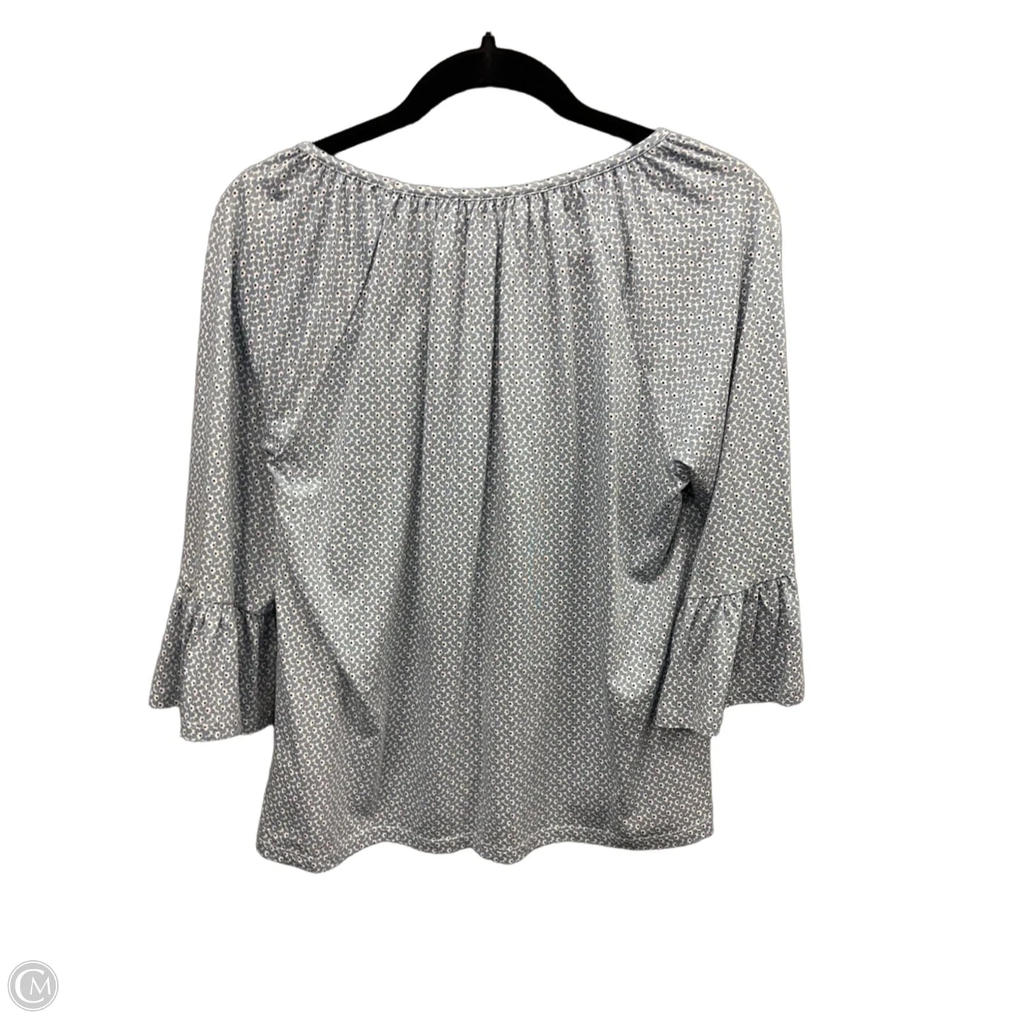 Top Long Sleeve By Michael By Michael Kors In Blue, Size: S