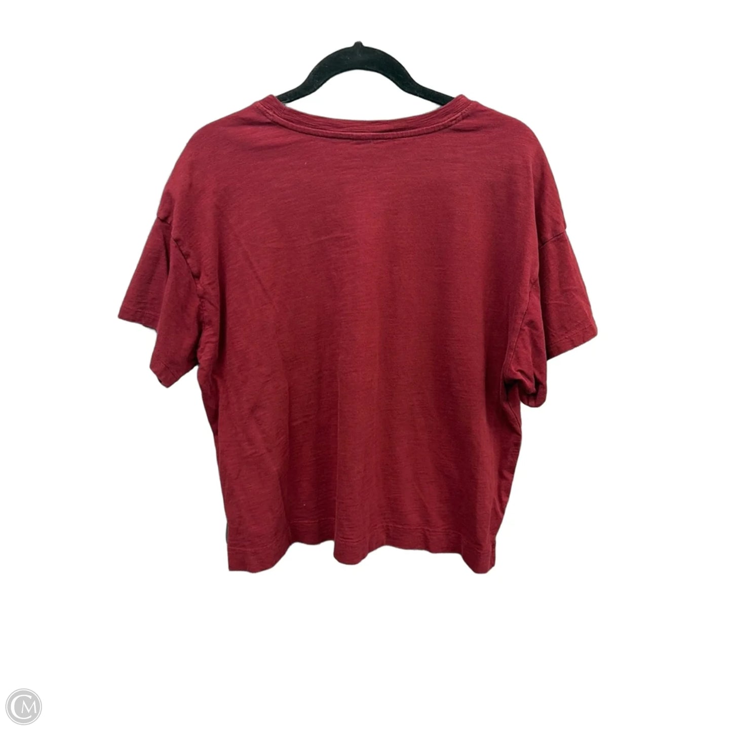 Top Short Sleeve Basic By Old Navy In Red, Size: L