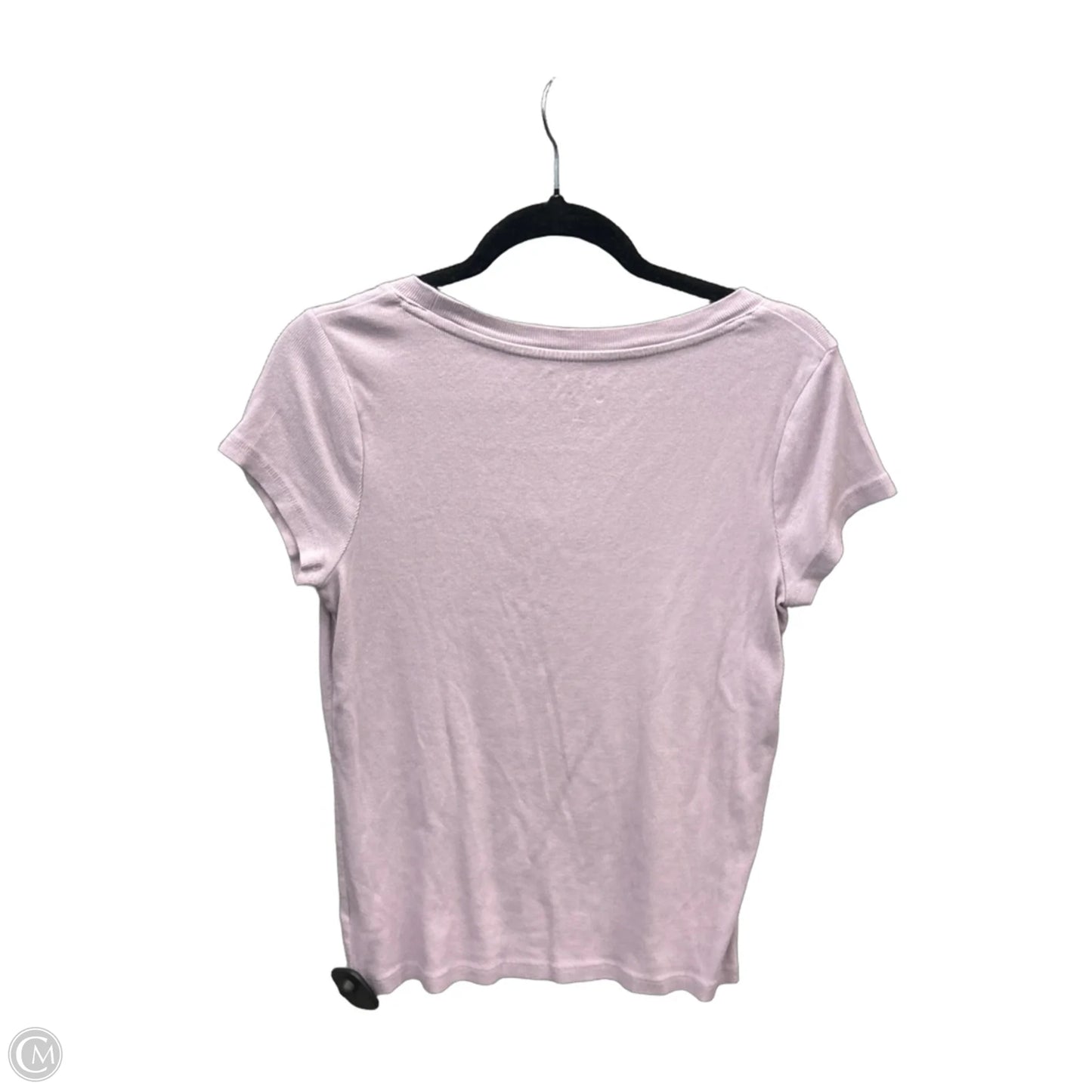 Top Short Sleeve Basic By A New Day In Purple, Size: L