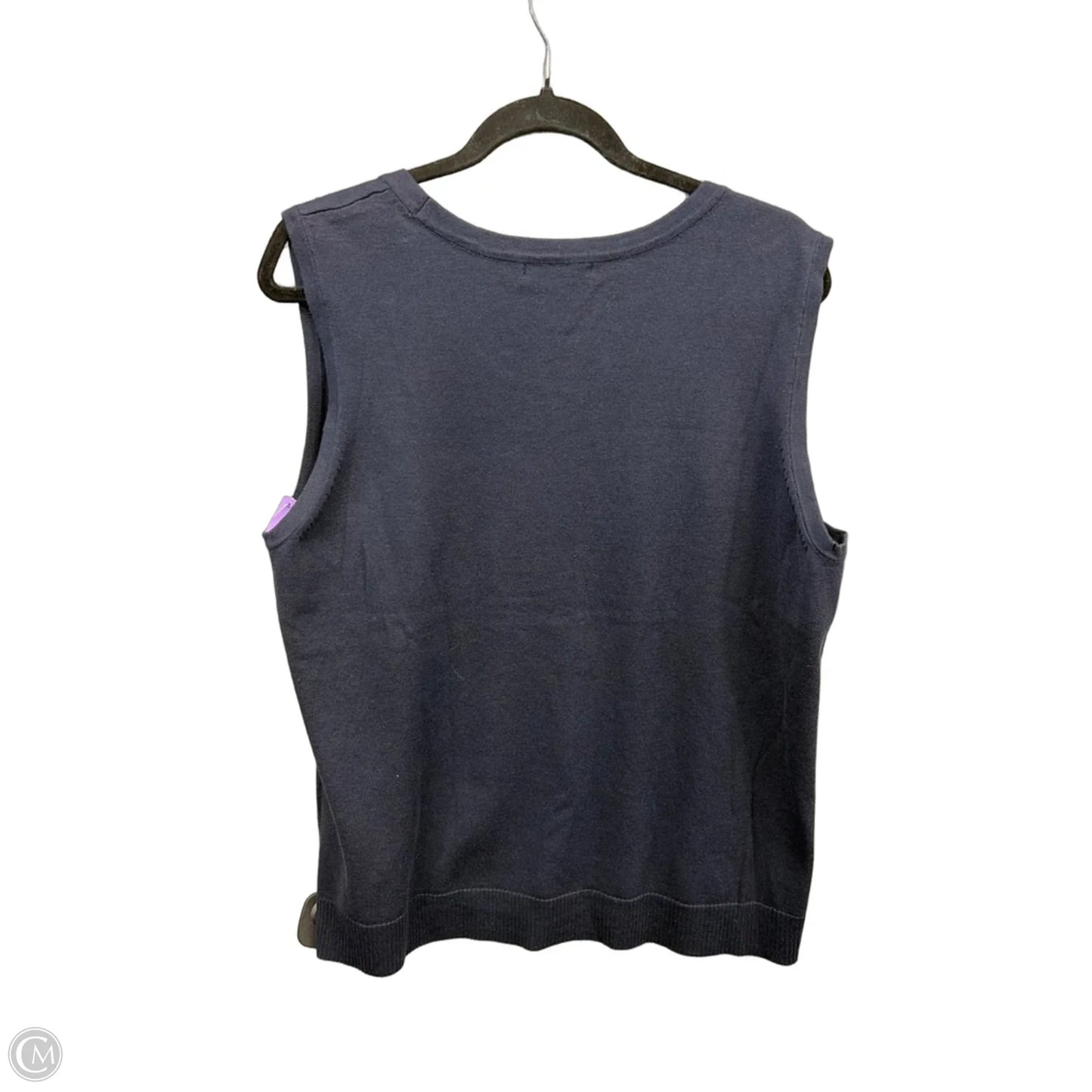 Top Sleeveless By Cj Banks In Blue, Size: 1x
