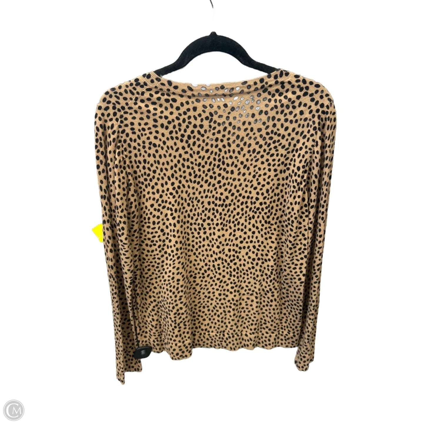 Top Long Sleeve By J. Crew In Brown, Size: M